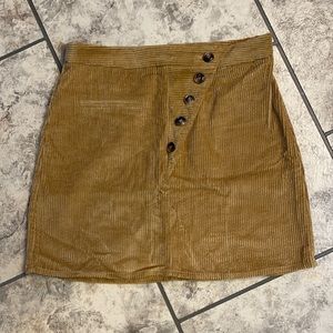 Corduroy skirt